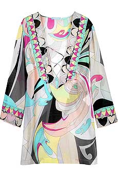 Emilio Pucci Orchidea print kurta