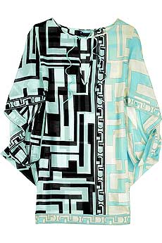 Emilio Pucci Torre print tunic top