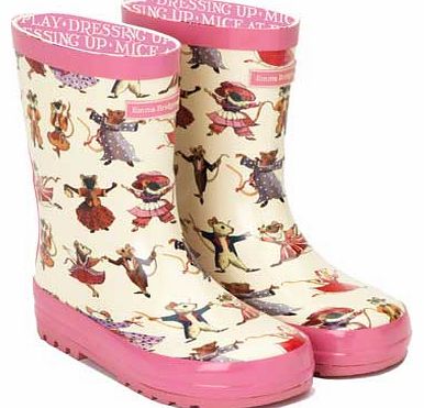 Emma Bridgewater Girls Dancing Mice Wellies -