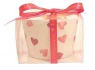 EMMA BRIDGEWATER Pink Hearts Large Candle