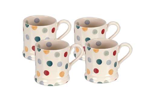 Emma Bridgewater Polka Dot Boxed Set of 4 Half