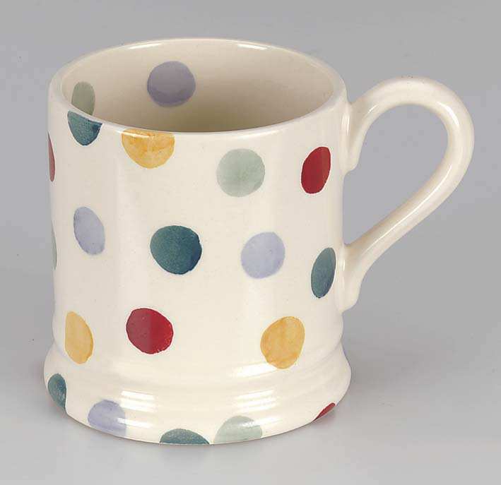 EMMA BRIDGEWATER Polka Dots Half Pint Mug