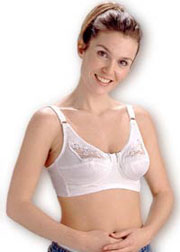 Nursing bra with zip cups