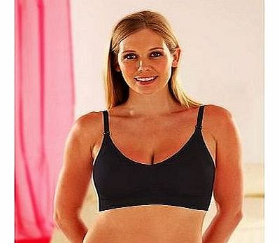 Maternity & Nursing Bra Black Large