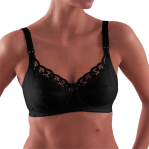 Emma Jane Nursing Bra, Black, 32C