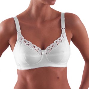 emma jane Nursing Bra, White, 32E