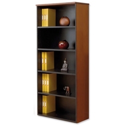 Emperial Tall Bookcase Cherry Veneer