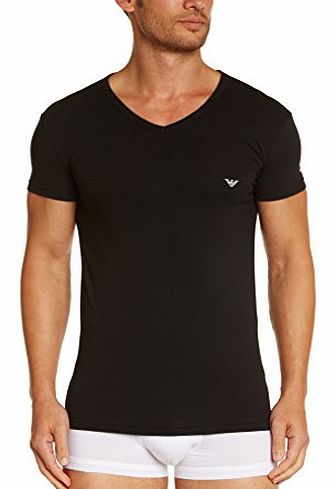 Eagle Stretch Cotton V Neck T-Shirt