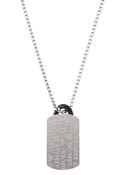 Emporio Armani Gents Stainless Steel Pendant