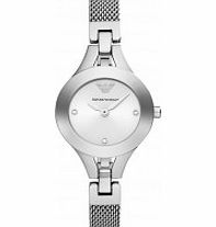 Emporio Armani Ladies Chiara Steel Mesh Bracelet