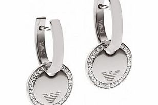 Ladies Pure Eagle Silver Earrings