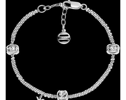 Pure Eagle Steel Crystal Bracelet