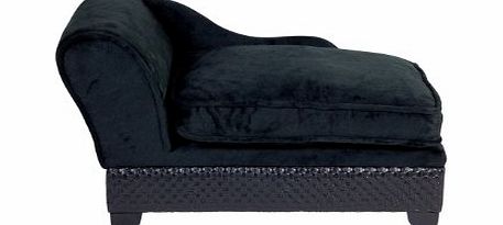 Enchanted Home Ultra Plush Storage Bed, Black