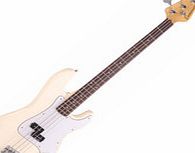 Encore E4 Blaster Bass Guitar Vintage White - Ex