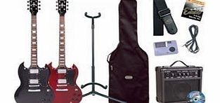 E99 Electric Guitar - Gloss Black