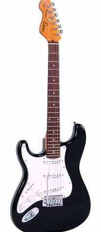 EBP-LHE6BLK Elec. Guitar Outfit - Black Left Hand