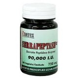 Serrapeptase Rx - 90,000iu - 120 x 750mg Caplets