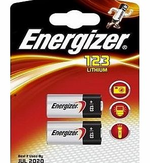 ENERGIZER 2 Bat. 123 3 V no Rec.s LITHIUM