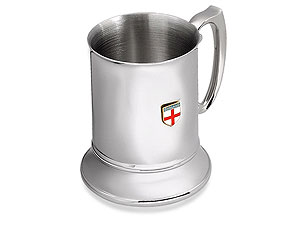 Flag Stainless Steel One Pint Tankard 013628