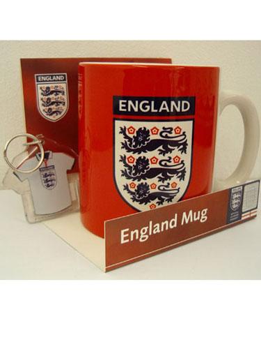 Three Lions Crest Mug with Free Keyring