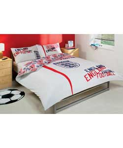 England Graffiti Double Duvet Cover Set