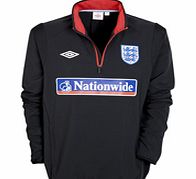 Umbro 2010-11 England 1/4 Zip Formula 1 Training Drill