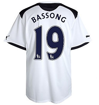 English teams Puma 2010-11 Tottenham Puma Home Shirt (Bassong 19)