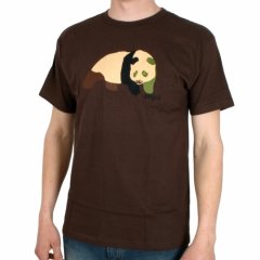 Mens Enjoi Camoustache Tee Dark Chocolate