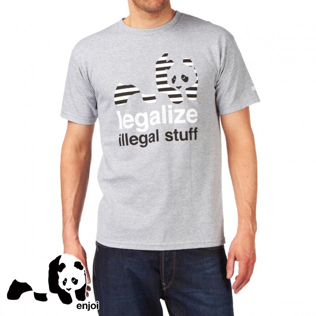 Mens Enjoi Legalize T-Shirt - Athletic Heather