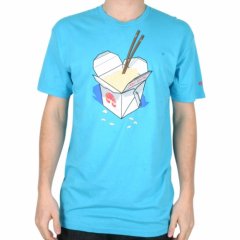 Mens Enjoi Maggots Premium Tee Cyan