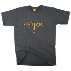 Mens Enjoi Noose Tee Charcoal