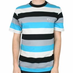 Mens Enjoi Skid Marks Custom Tee Cyan