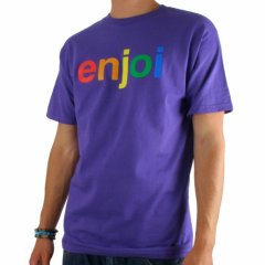 Mens Enjoi Spectrum Tee Purple