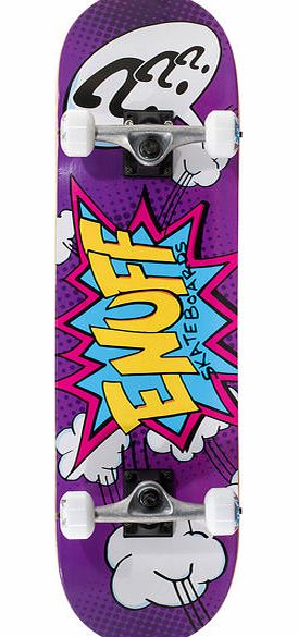 Enuff Pow Mini Purple Skateboard - 7.25 inch