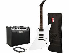 Explorer EX Alpine White with Peavey