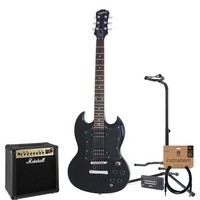 SG G-310 Electric Guitar Ebony Marshall