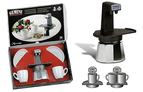 Eppicotispai Gemini Express Coffee Set Black