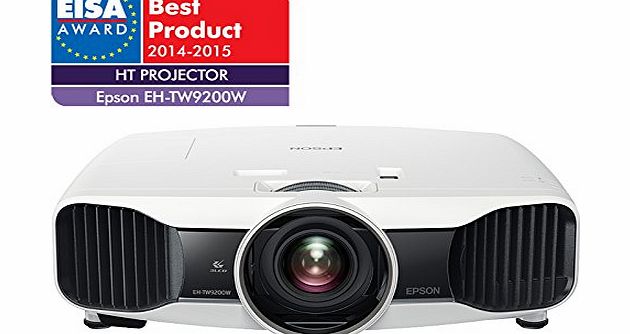 Epson EH-TW9200W (3LCD Technology, 2400 ANSI Lumen, Full HD 3D (1920x1080), 600,000:1 Contrast Ratio, 4000-5000 Lamp hours, 8.4Kg, 22-32 dB, 2 x HDMI, 2 yrs warranty (3 yrs lamp warranty or 3000 hours