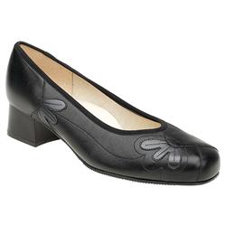 Female Georgina Leather Upper Comfort Small Sizes in Black