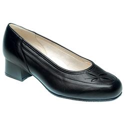 Female Georgina Leather Upper in Black, Navy, Stone Pearl