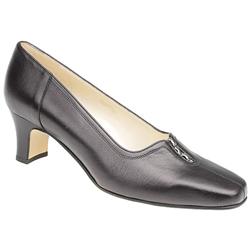 Equity Female Vesta Leather Upper Comfort Small Sizes in Black, Black Patent