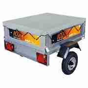 Erde 163 flat trailer cover