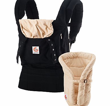 Ergobaby Bundle of Joy Baby Carrier, Black/Camel