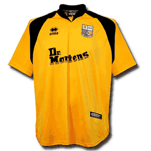 02-03 Rushden & Diamonds Away shirt