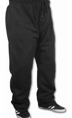 Espionage Big Mens Black Espionage Tyrone 31 Inch IL Jogging Bottom Size 2xl to 8xl, Size : 6XL