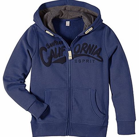 Esprit Boys 094EE6J001 Aus Baumwolle Hoodie, Blue Delight, 10 Years (Manufacturer Size: Small)