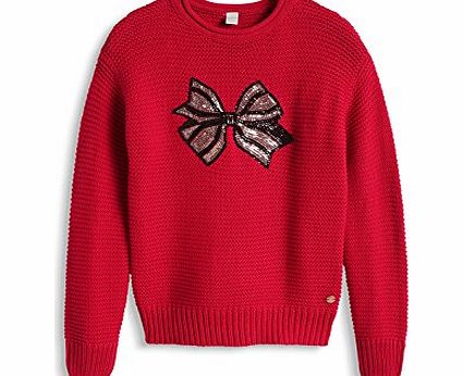 Esprit Girls 104EE7I004 Jumper, Juicy Red, 4 Years (Manufacturer Size:104 )