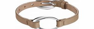 Ladies Ovality Shelly Taupe Bracelet