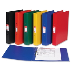 2-Ring Binders PVC A4 Orange Ref 50010