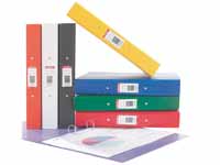 ESSELTE A4 orange ring binder with two `O` ring